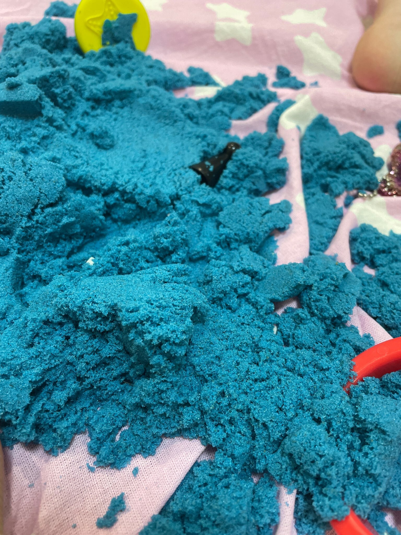 Фотография покупателя товара Космический песок голубой, 1 кг - Фото 2