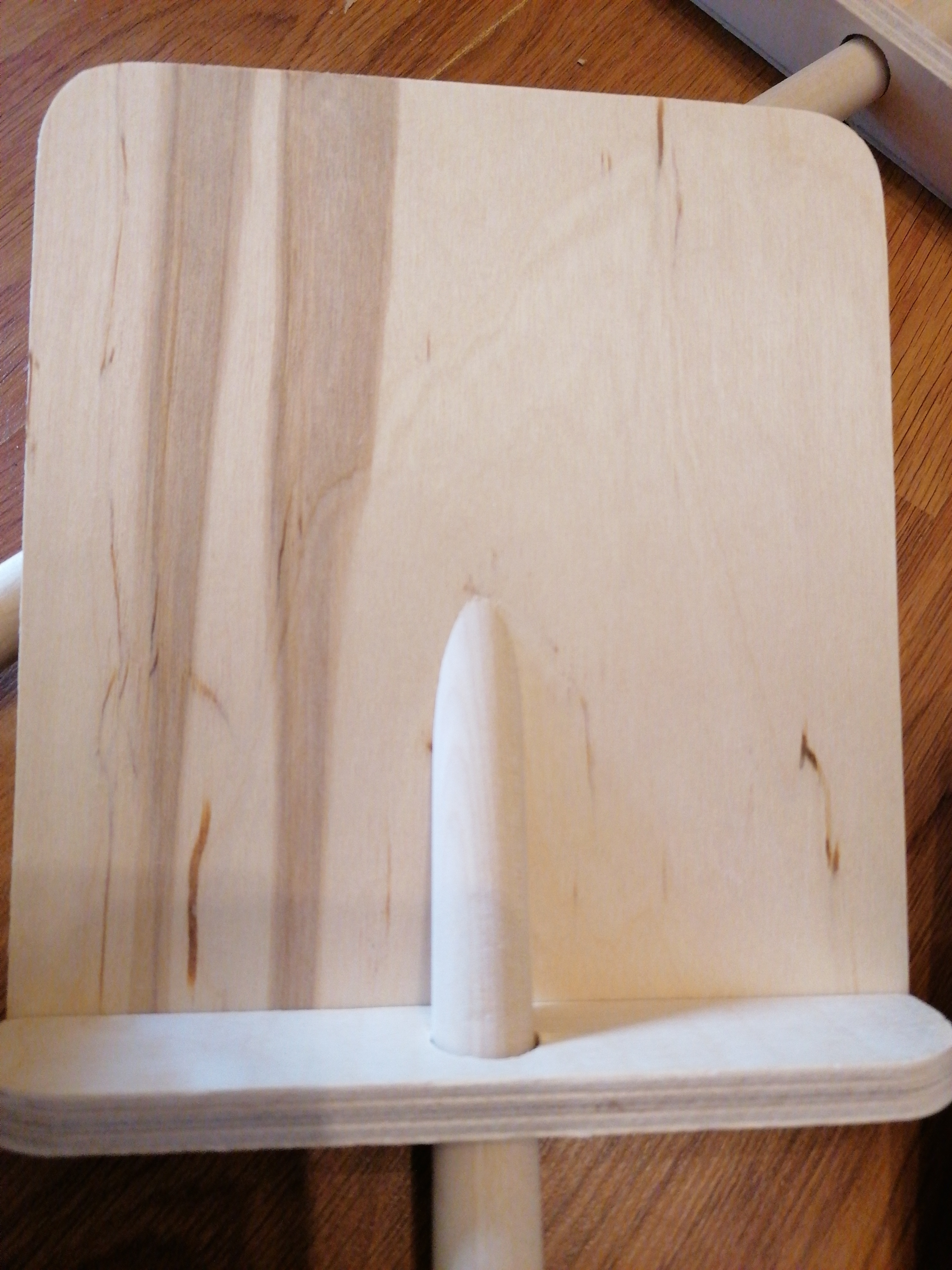 Фотография покупателя товара Лопата деревянная большая, размер: 72 × 14.5 см, d черенка: 1,4 см
