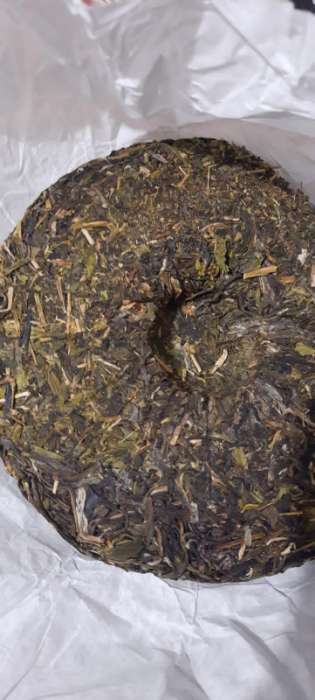 Фотография покупателя товара Китайский выдержанный зеленый чай "Шен пуэр. Laobanzhang", 2008 год, 357 г, Юньнань - Фото 1