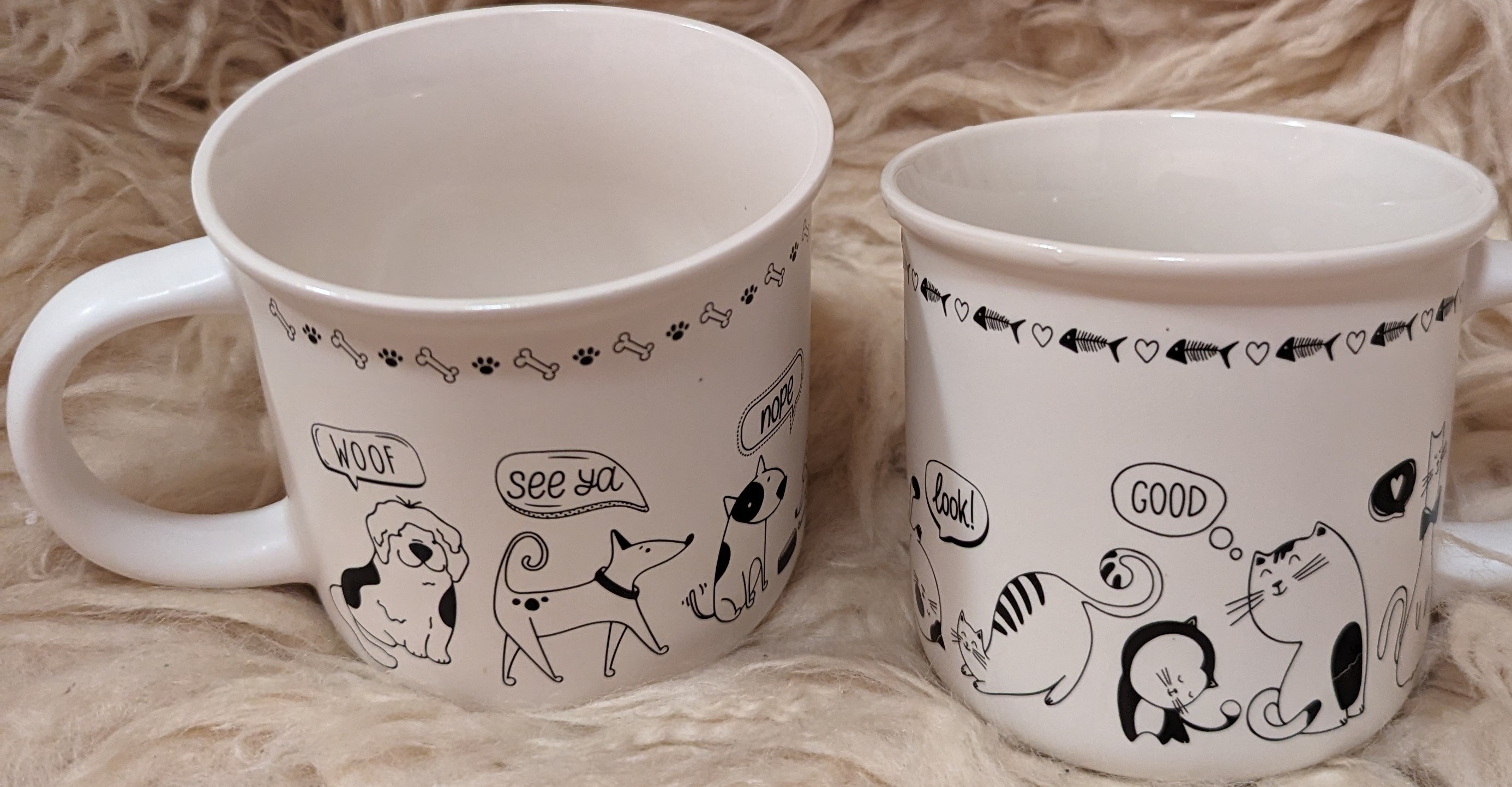 Фотография покупателя товара Кружка Доляна «Тайная жизнь», 360 мл, фарфор, белая - Фото 1