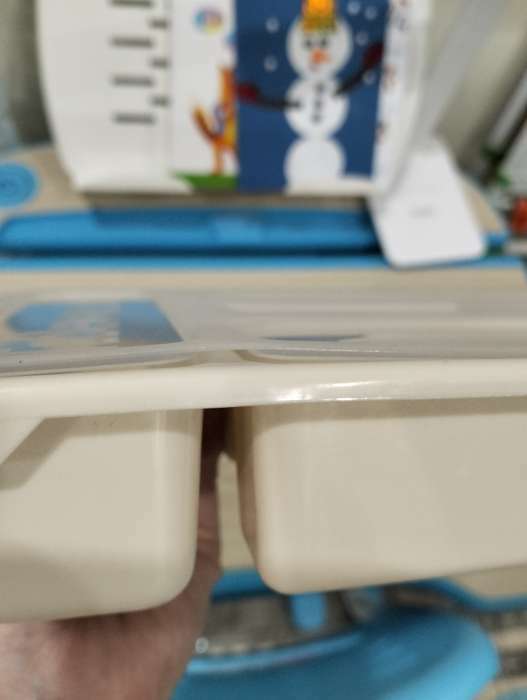 Фотография покупателя товара Лоток для столовых приборов с крышкой Доляна, 30×18×4,5 см, цвет МИКС