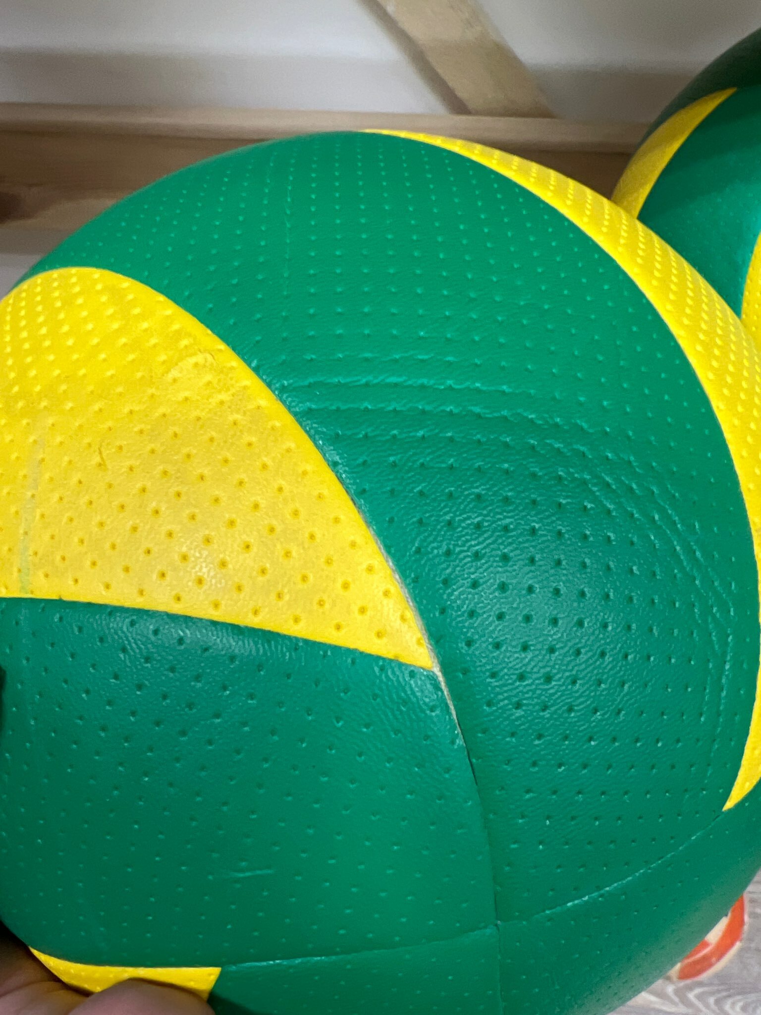 Фотография покупателя товара Мяч волейбольный MINSA, PU, клееный, 8 панелей, р. 5 - Фото 6