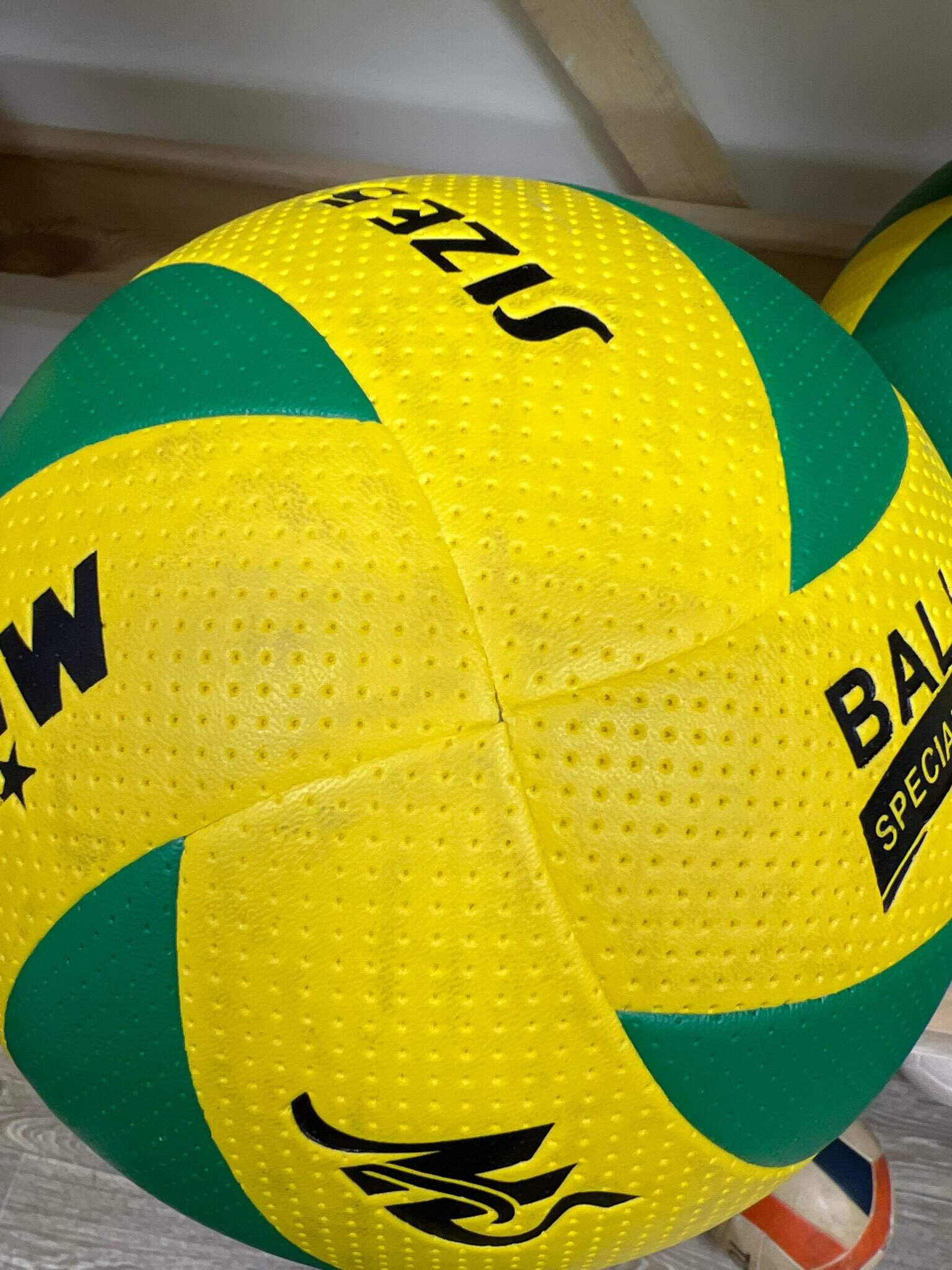 Фотография покупателя товара Мяч волейбольный MINSA, PU, клееный, 8 панелей, р. 5 - Фото 5