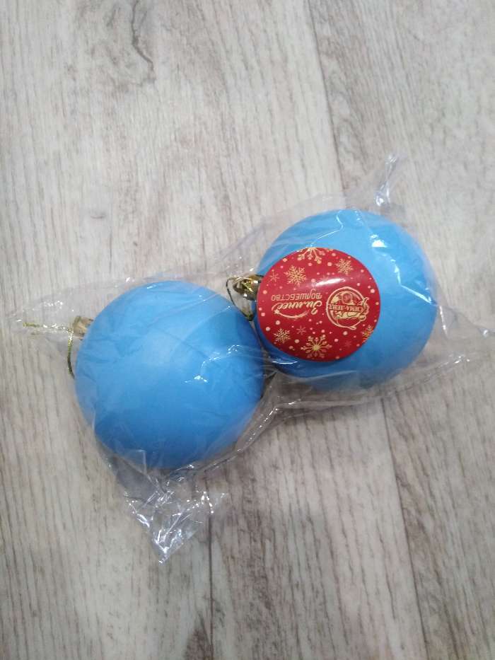Фотография покупателя товара Набор шаров пластик d-8 см, 2 шт "Матовый" голубой - Фото 22