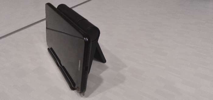 Фотография покупателя товара Подставка для телефона Luazon, складная, регулируемая высота, чёрная