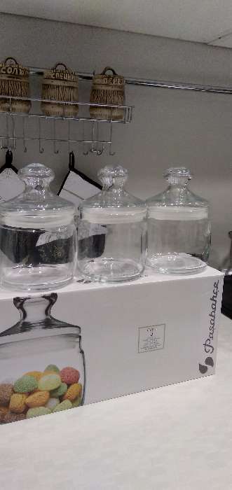 Фотография покупателя товара Набор стеклянных банок для сыпучих продуктов Cesni, 500 мл, 3 шт - Фото 6