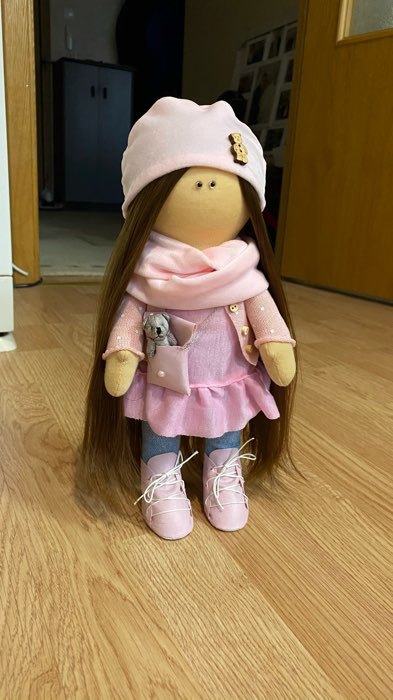 Фотография покупателя товара Набор для шитья. Интерьерная кукла «Хэлли», 30 см - Фото 4