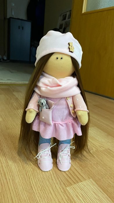 Фотография покупателя товара Набор для шитья. Интерьерная кукла «Хэлли», 30 см - Фото 5