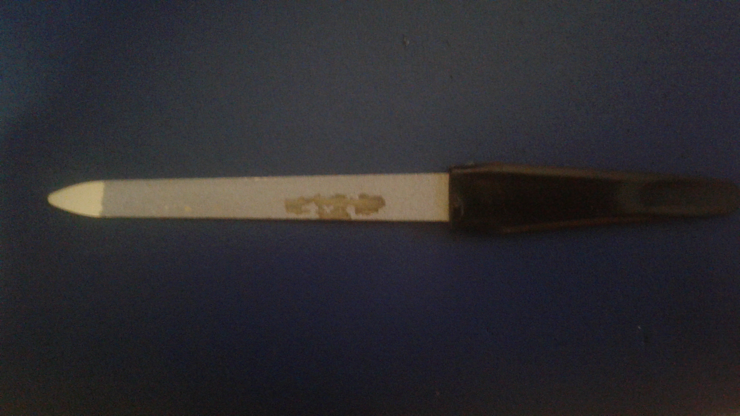 Фотография покупателя товара Пилка металлическая для ногтей, 15 см, в чехле, цвет серебристый/чёрный - Фото 1