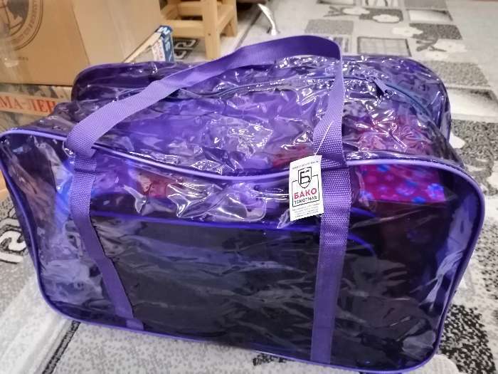 Фотография покупателя товара Набор сумок в роддом, 3 шт., цветной ПВХ, цвет голубой - Фото 13
