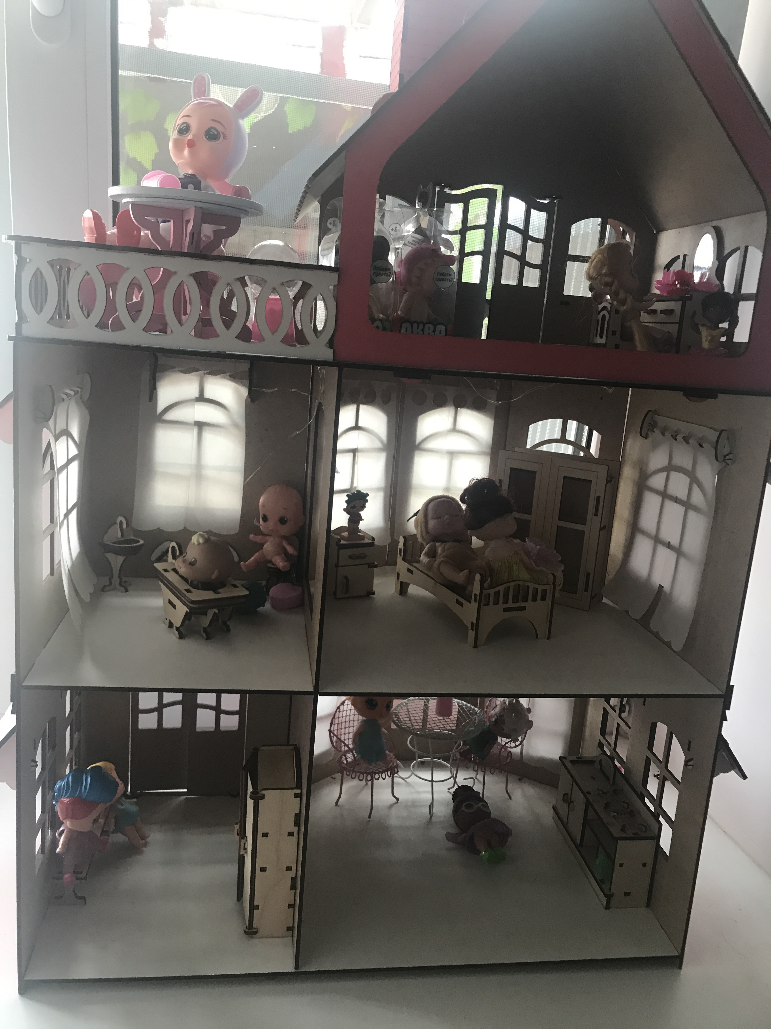 Фотография покупателя товара Кукольный домик «Николь» - Фото 9
