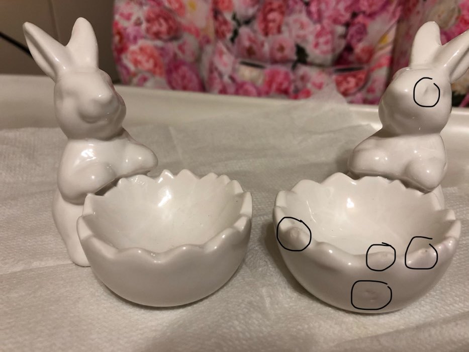 Фотография покупателя товара Подставка для яйца «Зайка», 9×5,5×8 см, белый - Фото 3