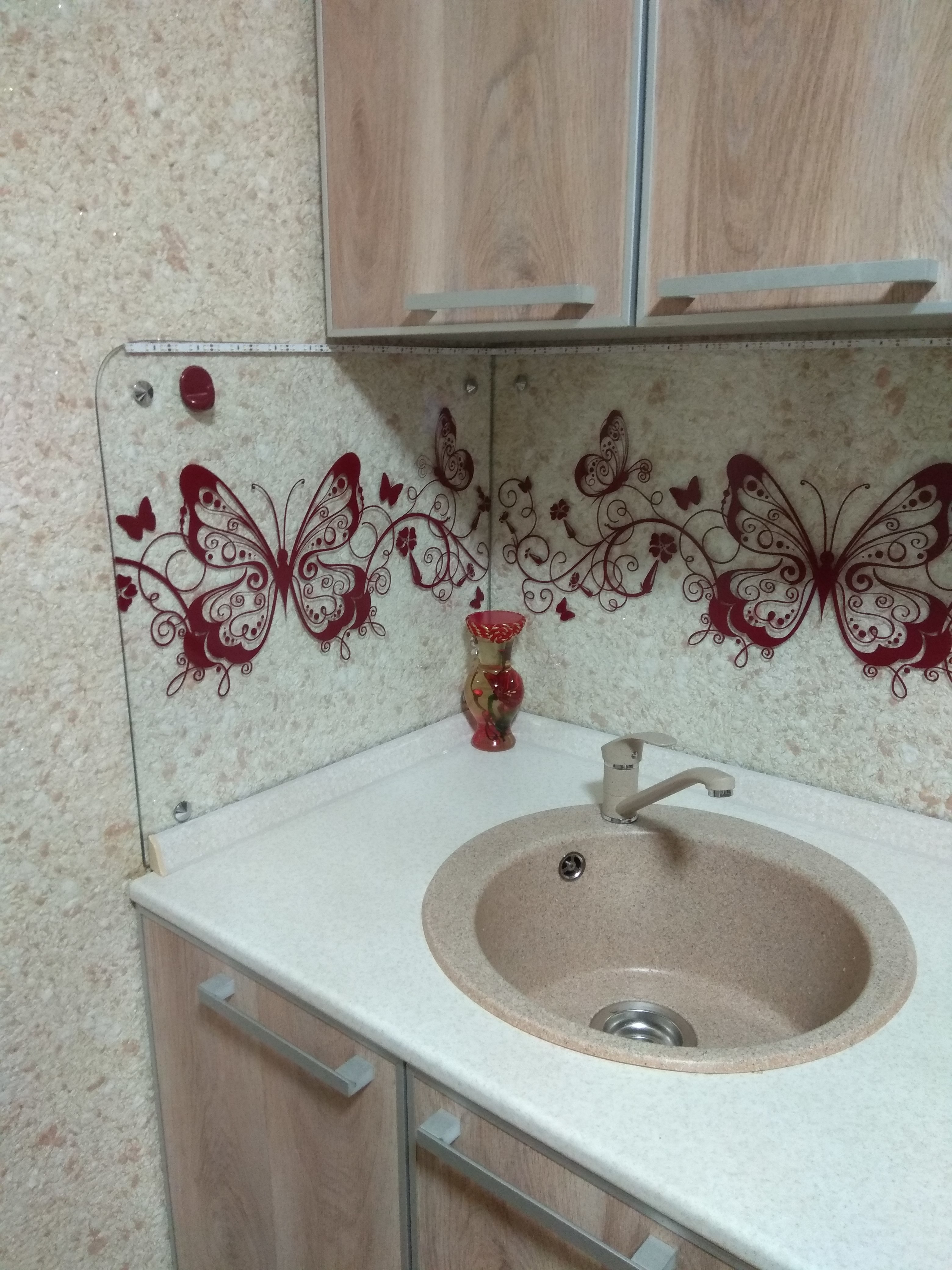 Фотография покупателя товара Мойка кухонная «Иверия», d=480 мм, цвет песочный - Фото 4