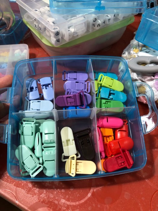 Фотография покупателя товара Органайзер для хранения, пластик, 6 ячеек, 15×15×5 см, цвет МИКС - Фото 20