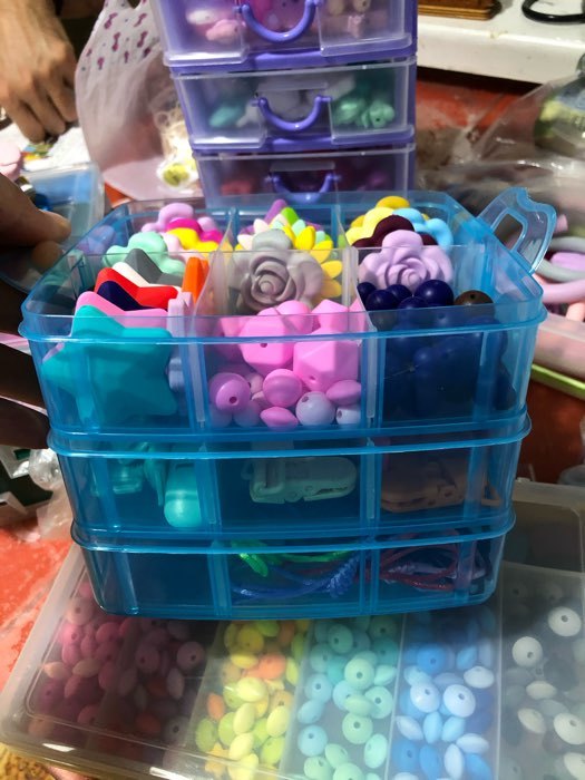 Фотография покупателя товара Органайзер для хранения, пластик, 6 ячеек, 15×15×5 см, цвет МИКС - Фото 19