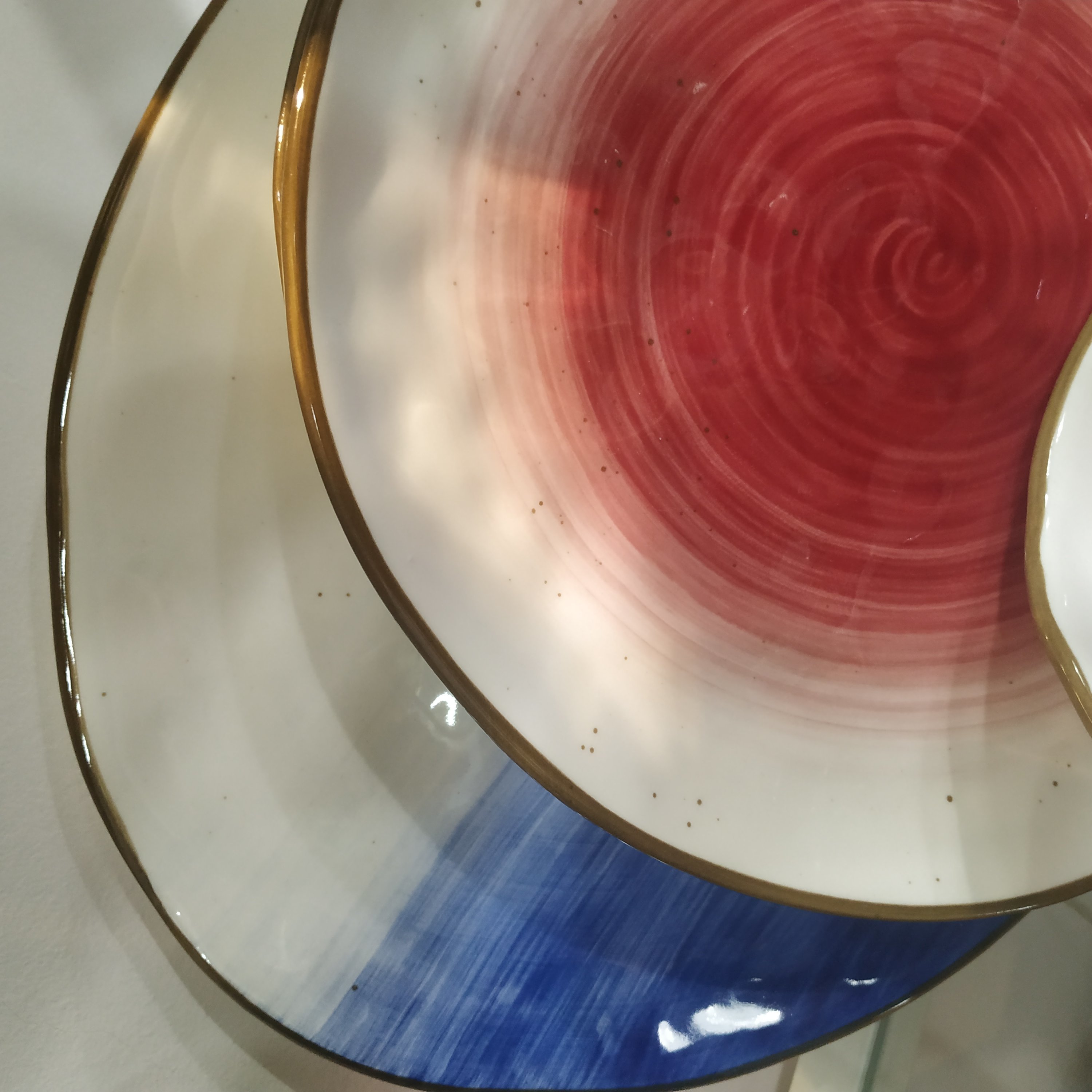 Фотография покупателя товара Тарелка фарфоровая для пасты Доляна «Космос», 150 мл, d=21 см, цвет синий - Фото 2