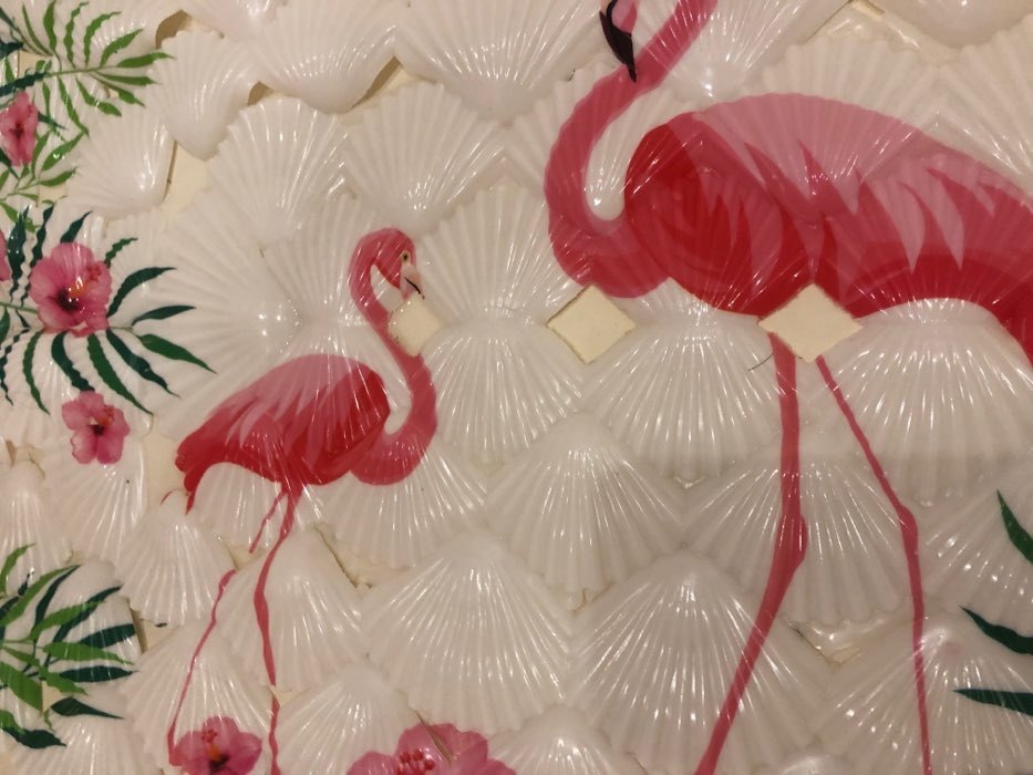 Фотография покупателя товара SPA-коврик для ванны на присосках Доляна «Фламинго», 37×67 см - Фото 2