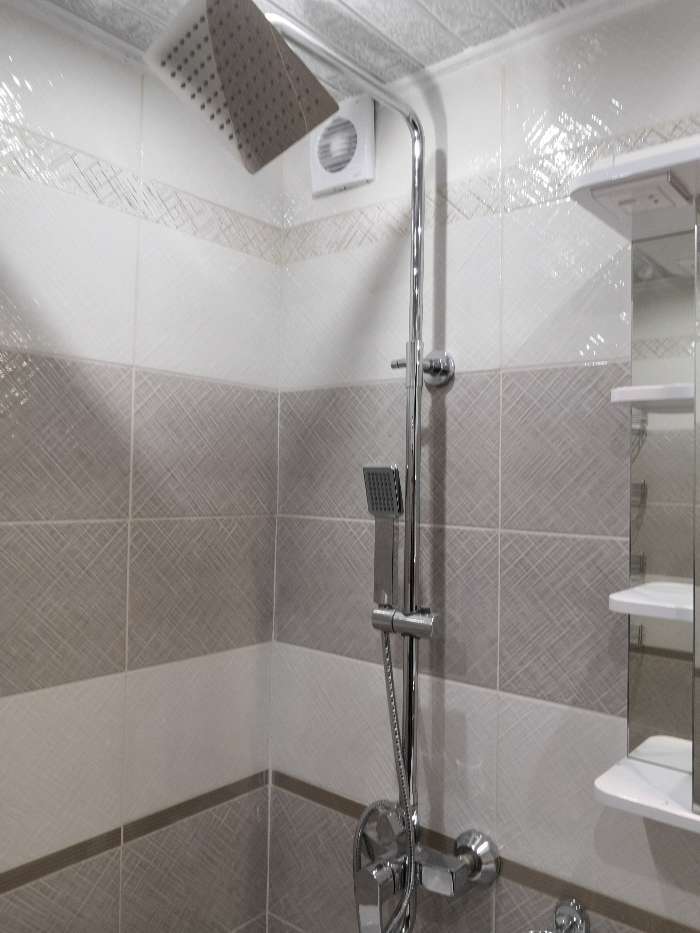 Фотография покупателя товара Душевая система Accoona A8321, с тропическим душем, цинк, хром - Фото 9