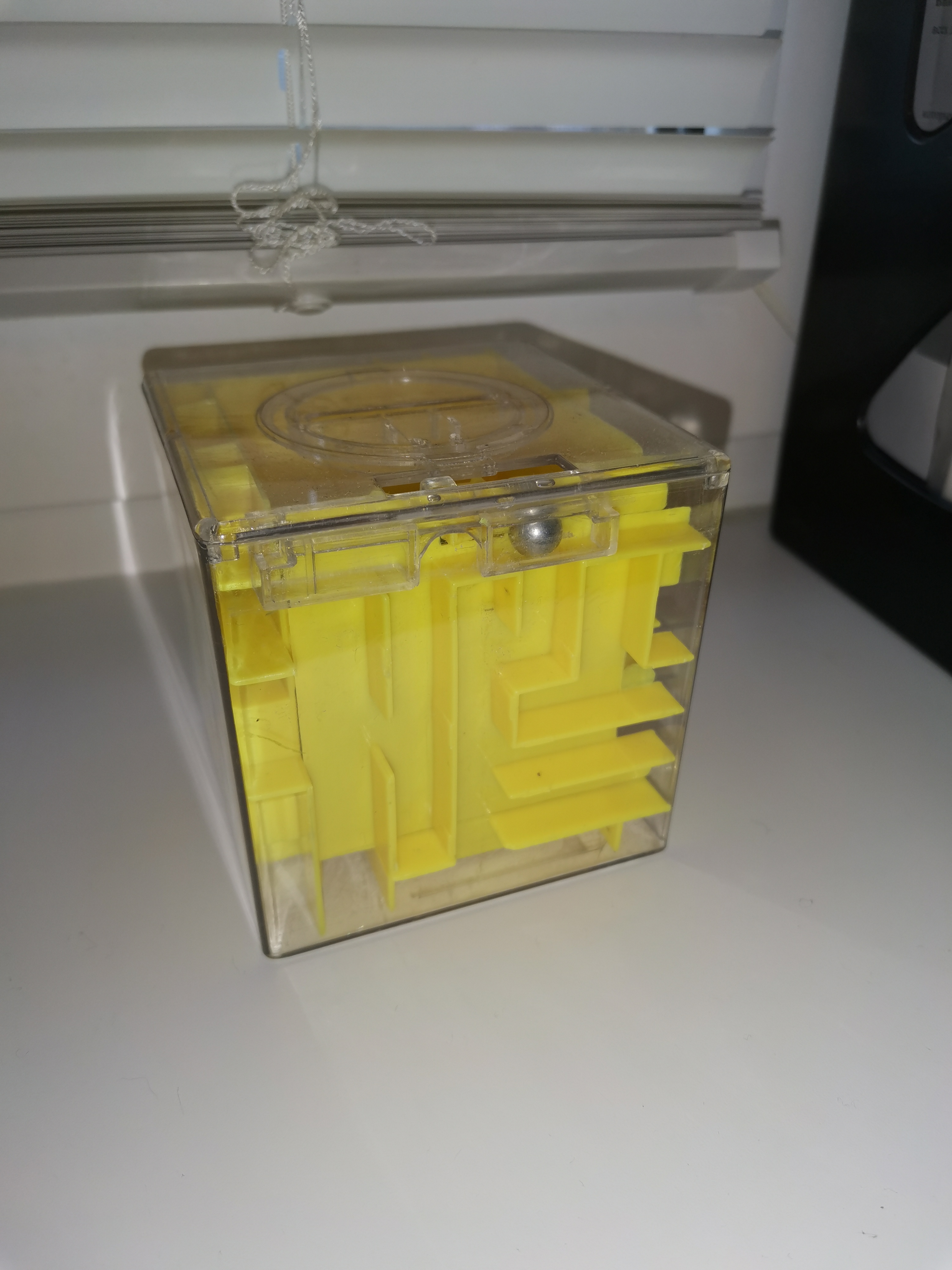 Фотография покупателя товара Головоломка «Лабиринт», с копилкой, цвета МИКС - Фото 1