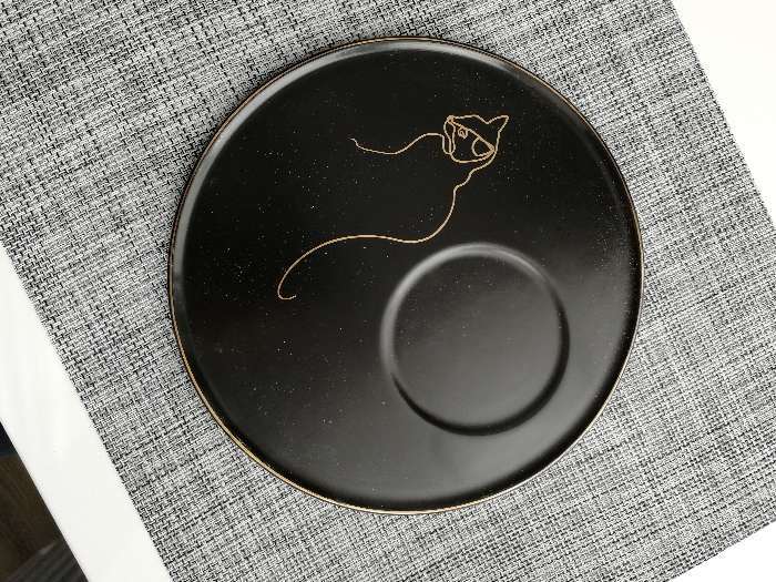 Фотография покупателя товара Чайная пара керамическая с ложкой «Силуэт», 2 предмета: кружка 260 мл, тарелка d=19,6 см, рисунок МИКС - Фото 6