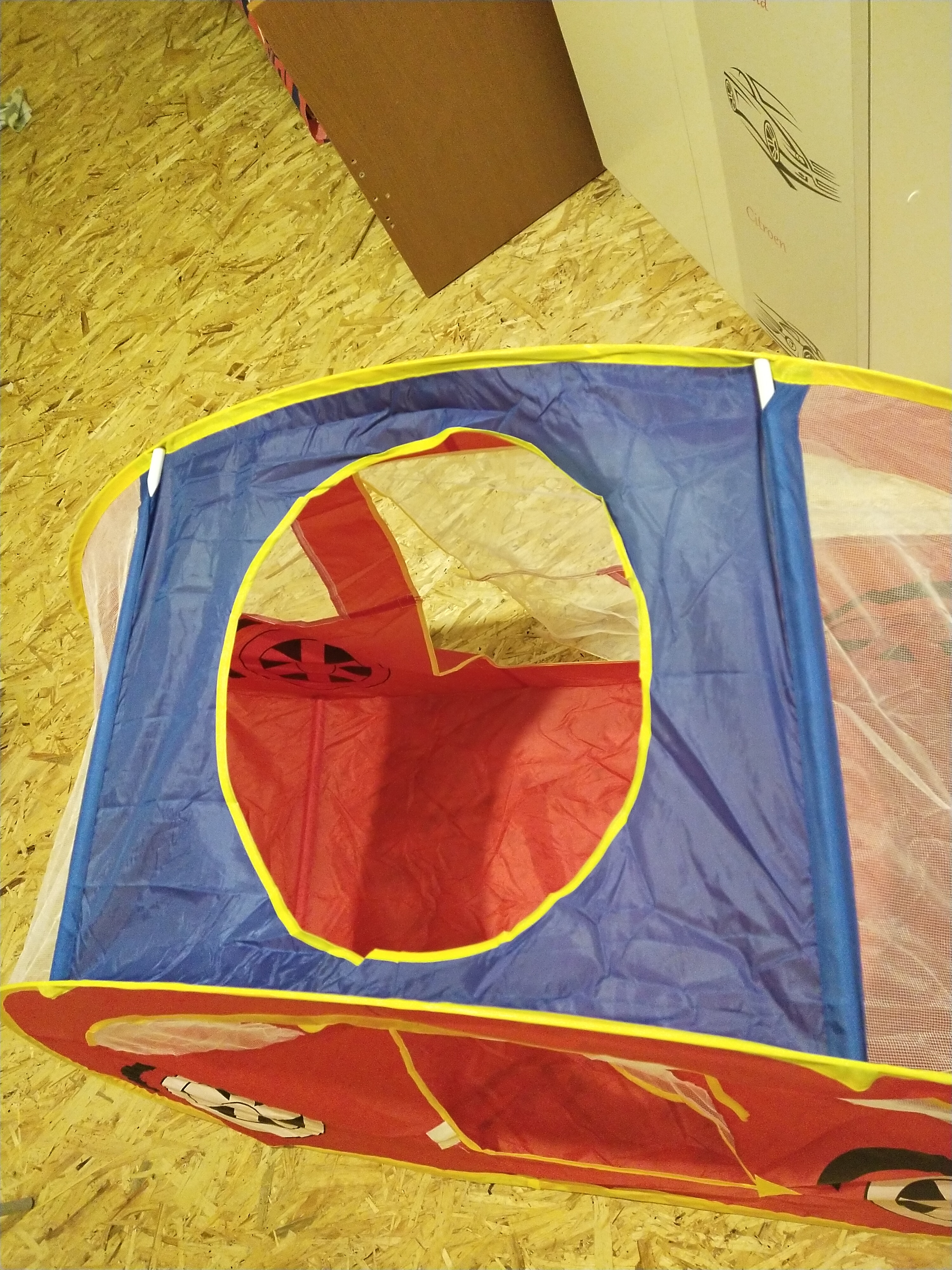 Фотография покупателя товара Палатка детская игровая «Машинка»