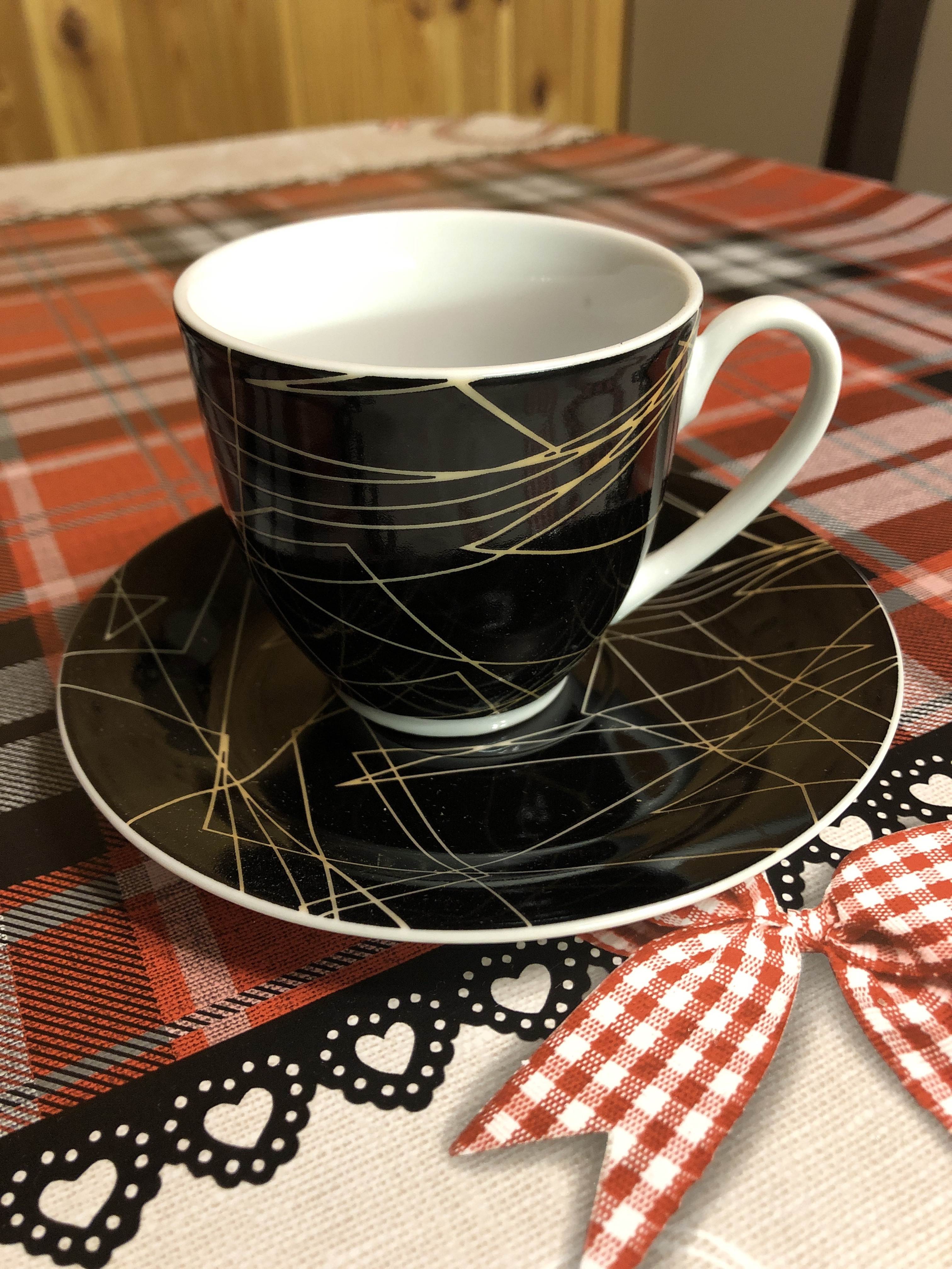 Фотография покупателя товара Чайная пара керамическая Доляна «Кассиопея», 2 предмета: чашка 200 мл, блюдце d=14,5 см - Фото 3