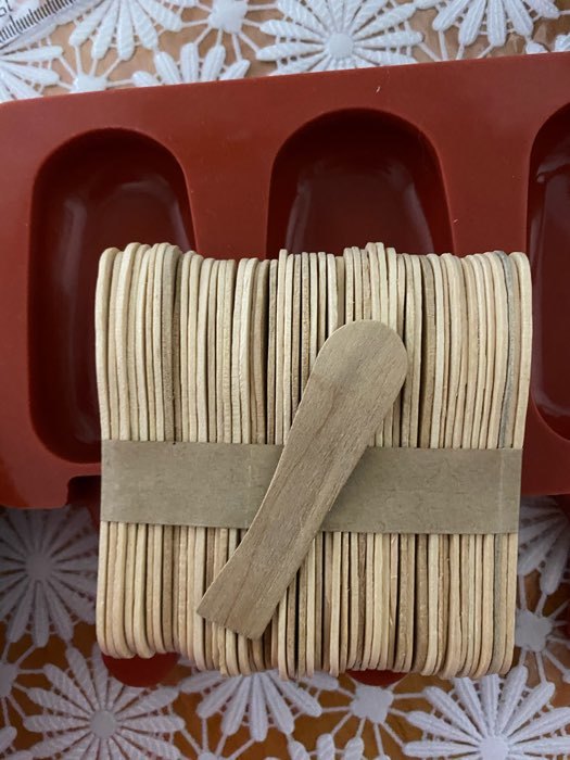 Фотография покупателя товара Набор деревянных палочек для мороженого, 7,5×1,1-1,5 см, 100 шт - Фото 17