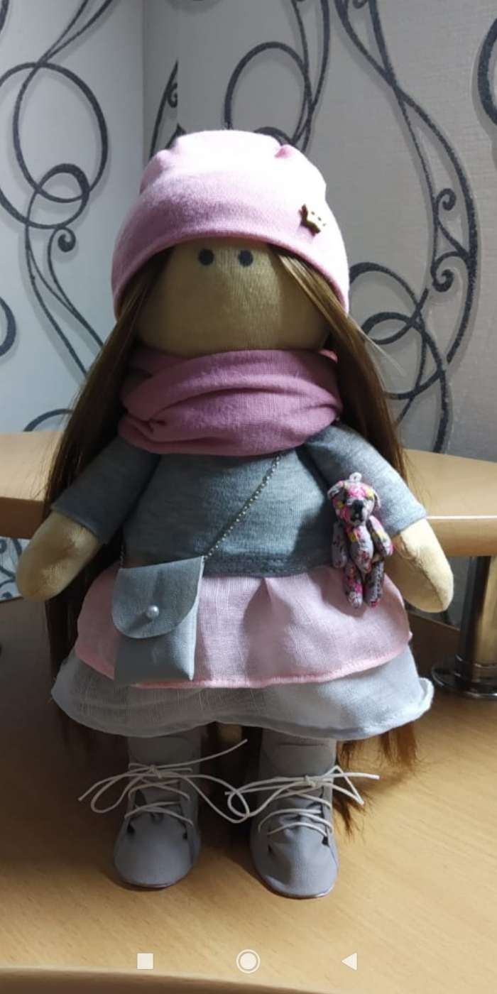 Фотография покупателя товара Набор для шитья. Интерьерная кукла «Хэлли», 30 см - Фото 13