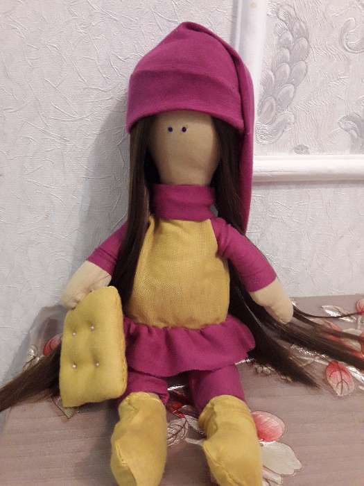 Фотография покупателя товара Набор для шитья. Интерьерная кукла «Сьюзен», 30 см - Фото 3