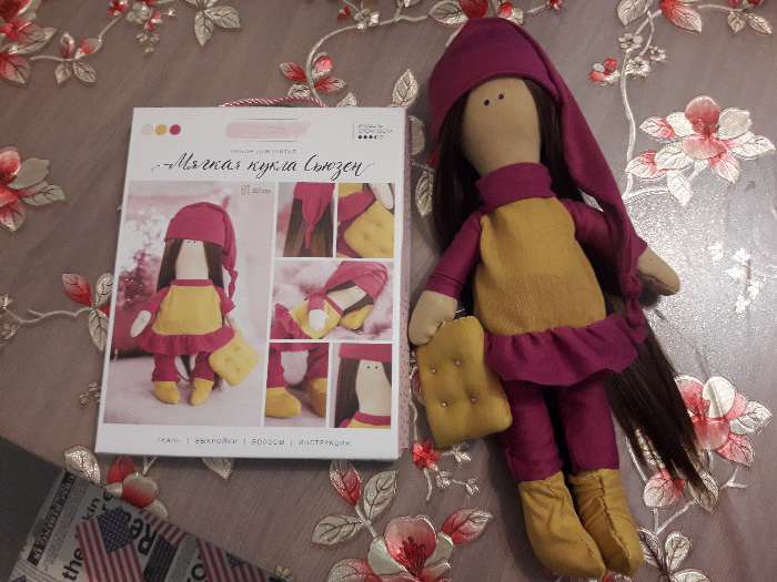 Фотография покупателя товара Набор для шитья. Интерьерная кукла «Сьюзен», 40 см - Фото 2