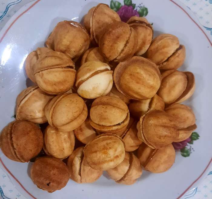 Фотография покупателя товара Форма для выпечки печенья "12 орешков", литой алюминий - Фото 8