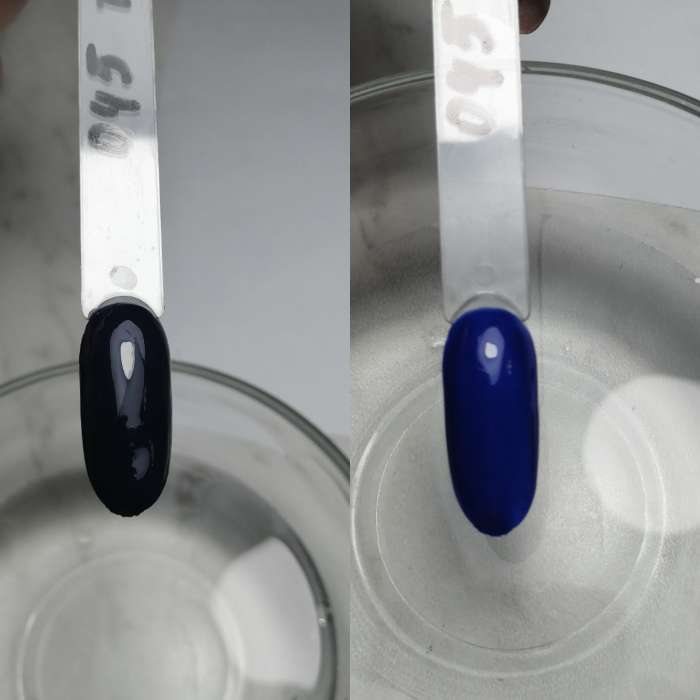 Фотография покупателя товара Гель-лак для ногтей «Термо», LED/UV, цвет А2-045 васильковый, 10 мл - Фото 2