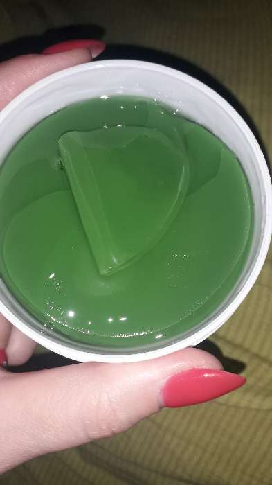 Фотография покупателя товара Патчи для глаз гидрогелевые I aloe you, 60 шт, экстракт алоэ, BEAUTY FOX