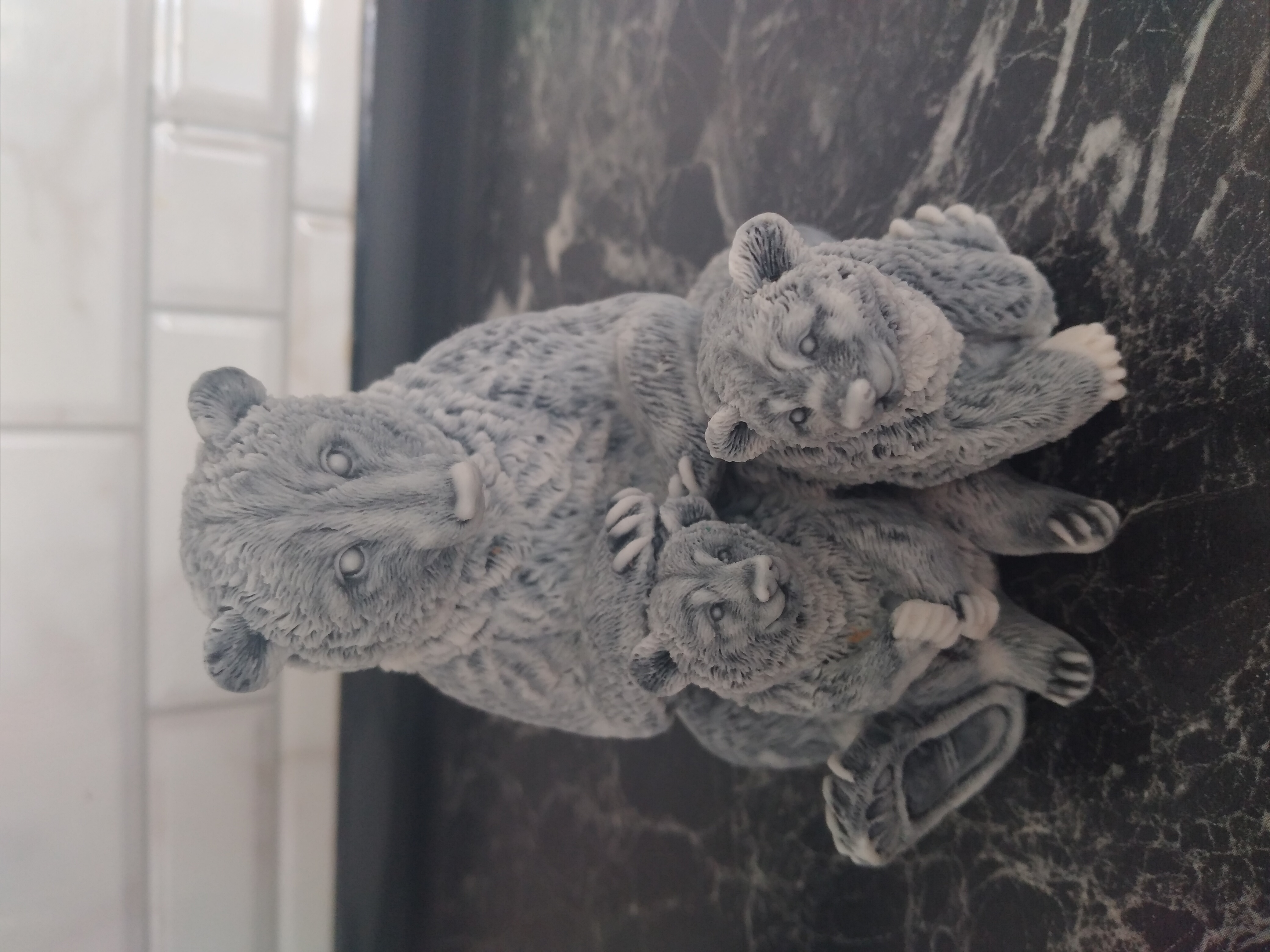 Фотография покупателя товара Фигурка «Медведица с медвежатами», 11 см - Фото 1