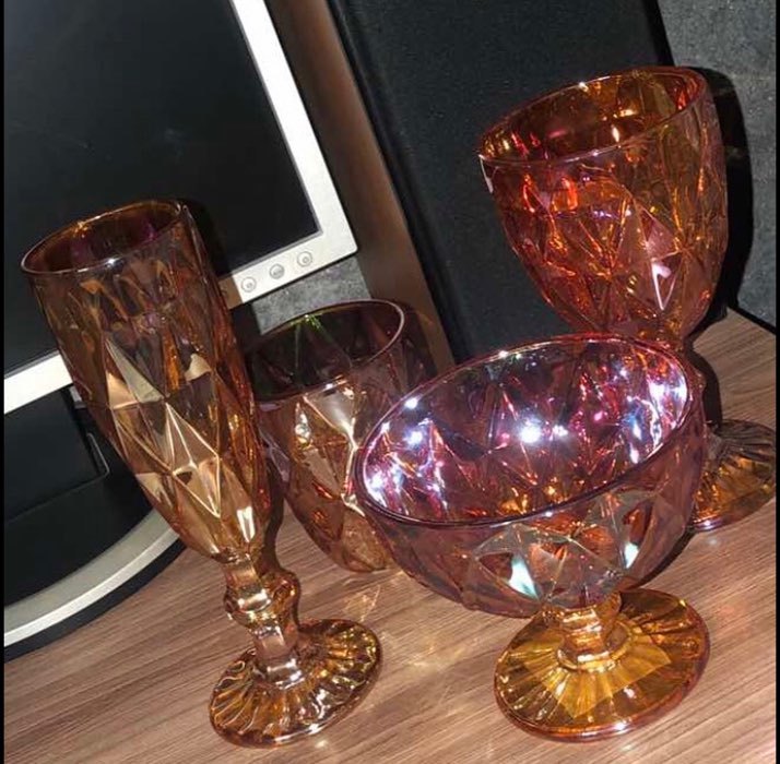 Фотография покупателя товара Стакан стеклянный «Круиз», 240 мл, цвет янтарь - Фото 1