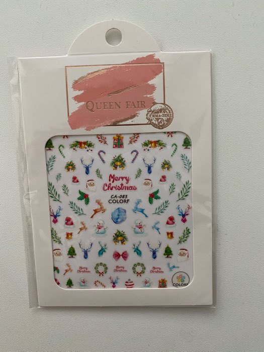 Фотография покупателя товара Наклейки для ногтей «Праздничное ассорти» - Фото 3