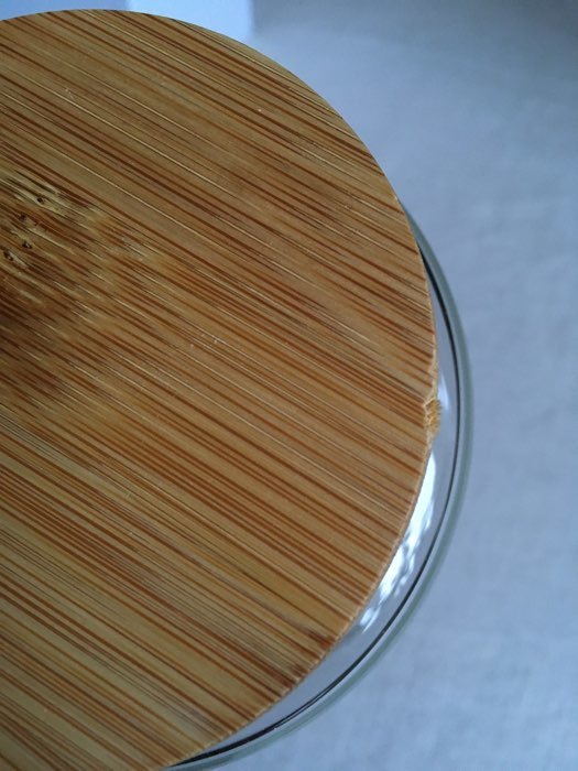 Фотография покупателя товара Банка стеклянная для сыпучих продуктов с бамбуковой крышкой Magistro «Эко», 1 л, 9,5×18 см - Фото 7