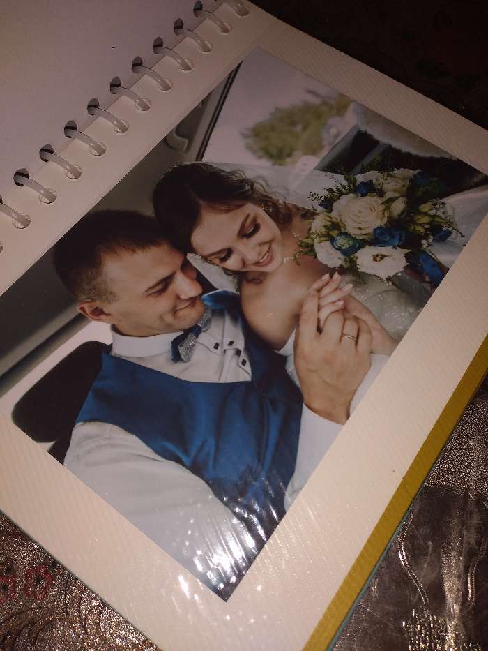 Фотография покупателя товара Фотоальбом "Наша прекрасная свадьба", 10 магнитных листов размером 12 х 18,7 см - Фото 5