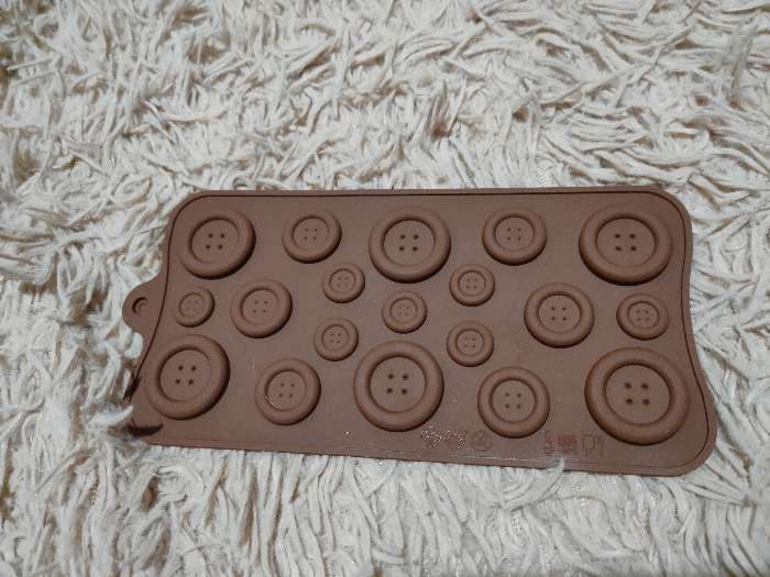 Фотография покупателя товара Форма для шоколада Доляна «Плитка», силикон, 21×11 см, 12 ячеек (2,7×3,9 см), цвет коричневый - Фото 73