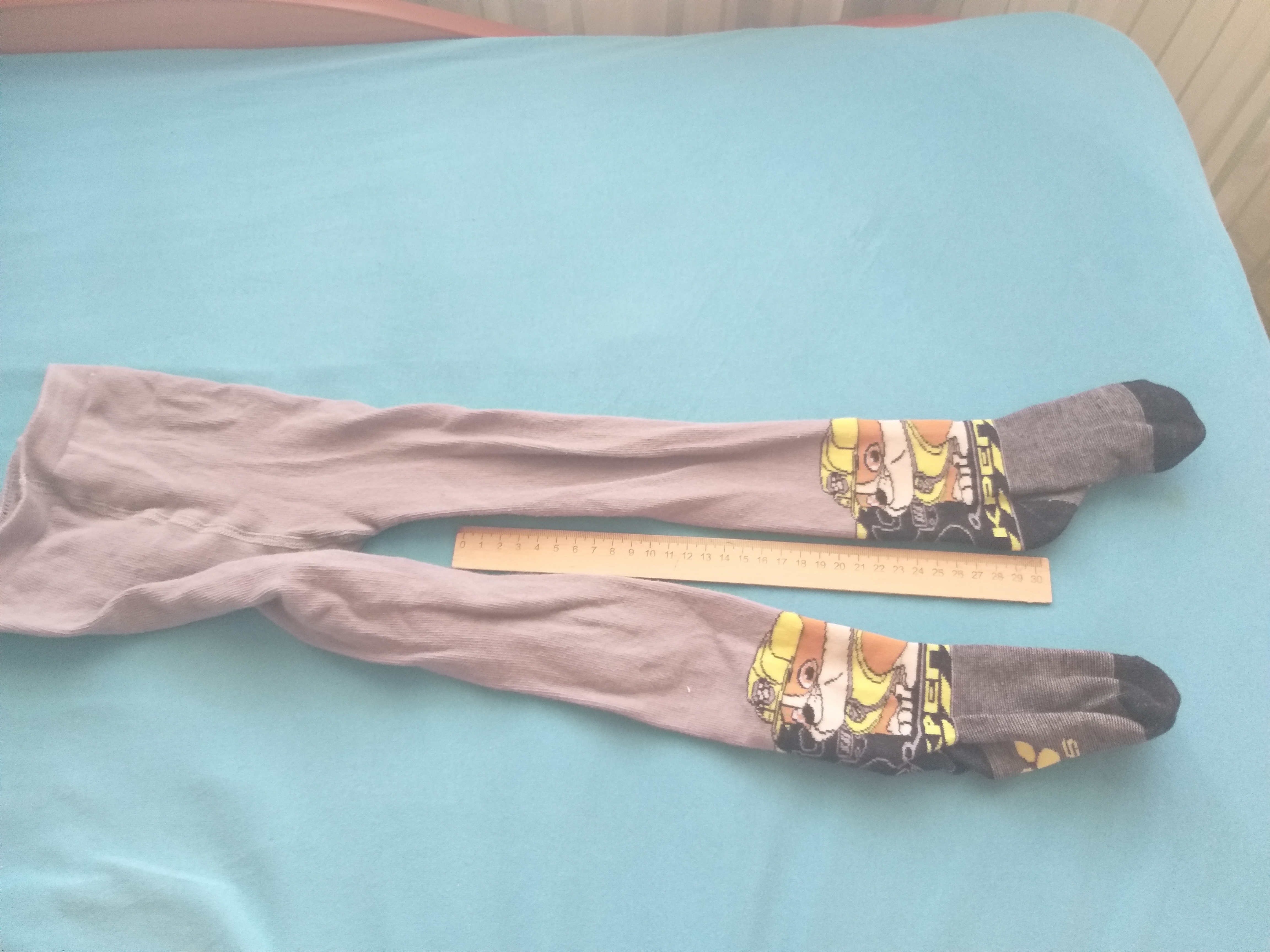 Фотография покупателя товара Колготки PAW PATROL «Крепыш», цвет серый, 98-104 см