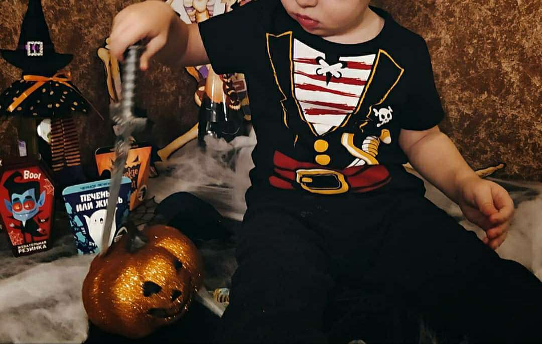Фотография покупателя товара Футболка детская KAFTAN "Пират", чёрный, рост 110-116 (32) - Фото 3