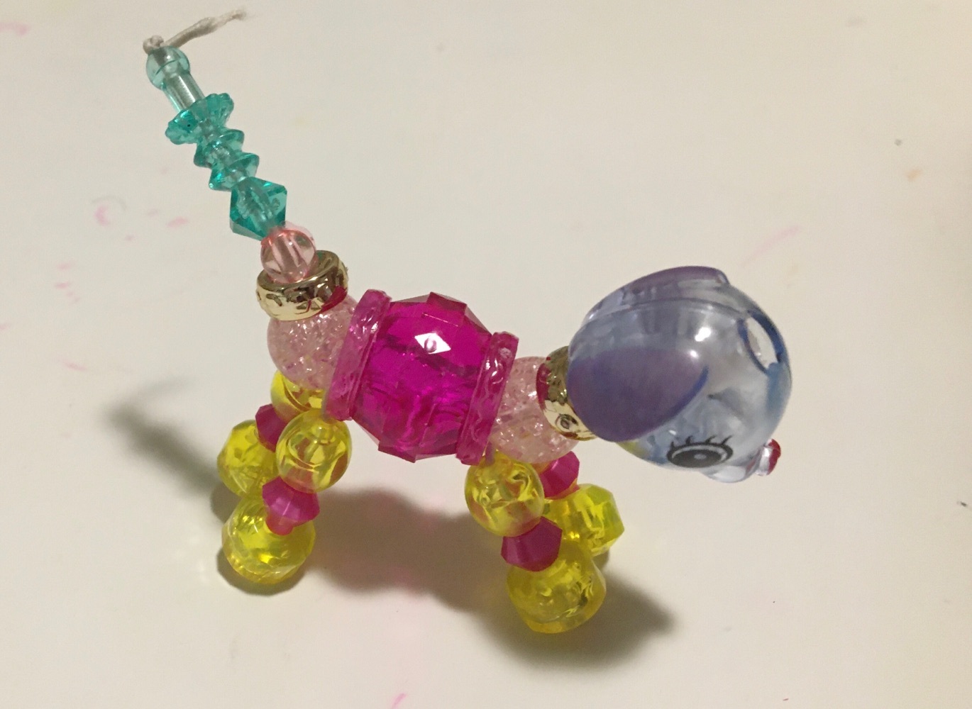 Фотография покупателя товара Набор для творчества «Собачка», создай браслет или фигурку животного, 2 в 1, цвета МИКС - Фото 1