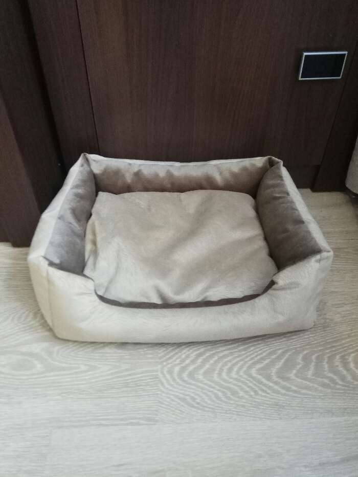 Фотография покупателя товара Лежанка-диван с двусторонней подушкой, 45 х 35 х 11 см, микс цветов - Фото 22