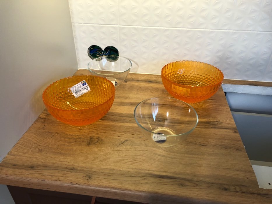 Фотография покупателя товара Салатник «Роса», 1,5 л, d=21 см, цвет оранжевый - Фото 1