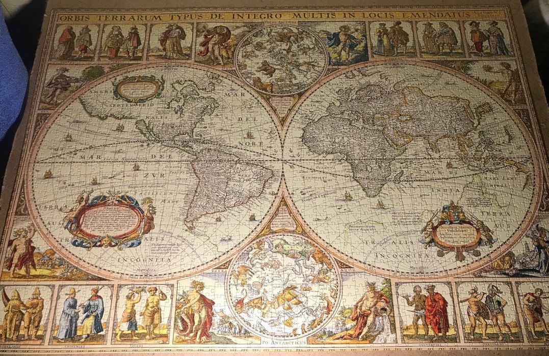 Фотография покупателя товара Пазлы «Историческая карта мира», 2000 элементов - Фото 1