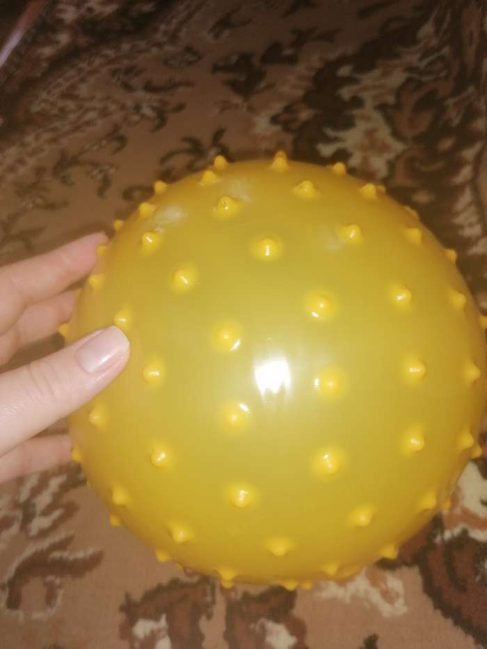 Фотография покупателя товара Мяч массажный, d=20 см, 50 г, цвета МИКС - Фото 9