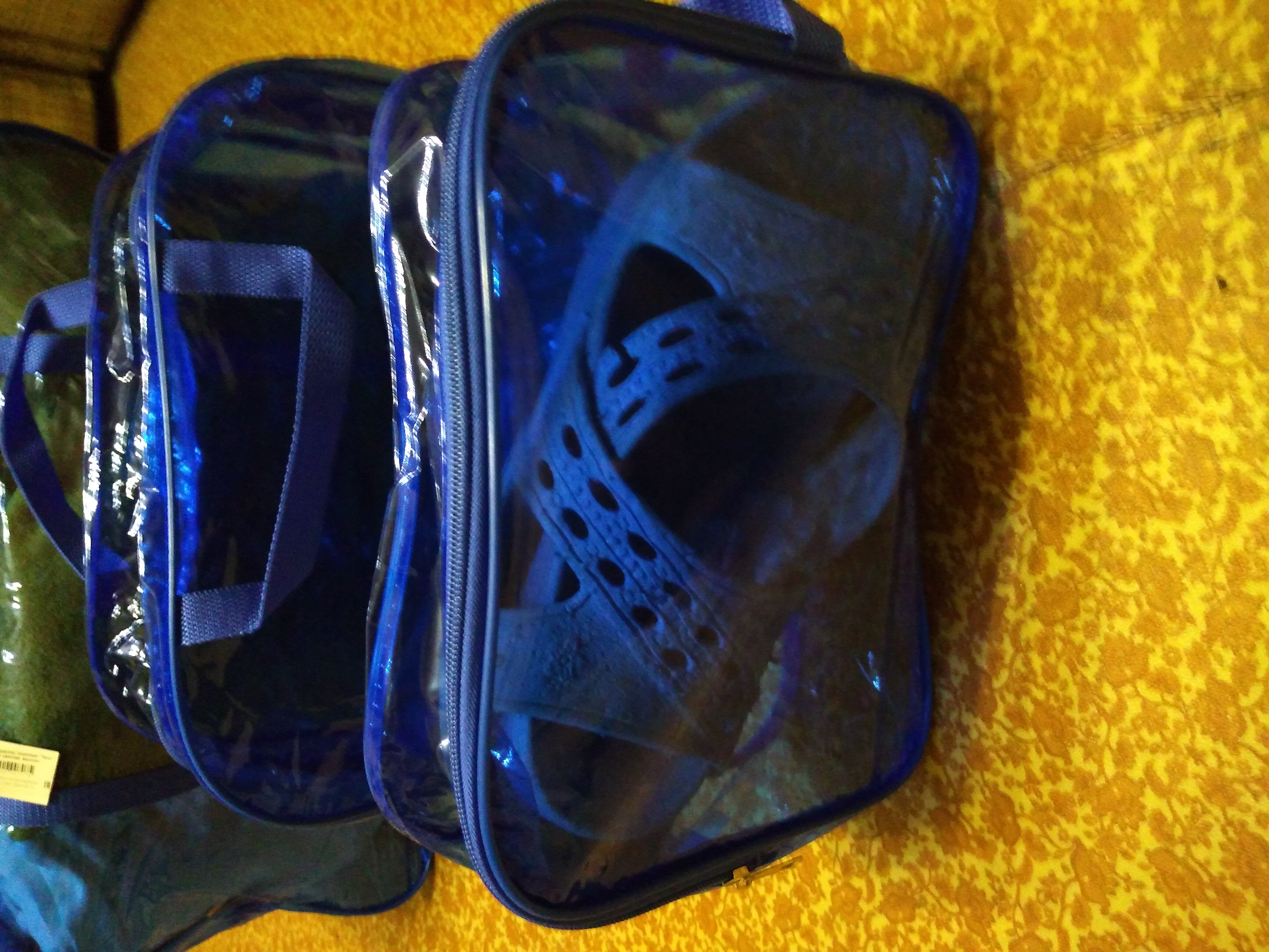 Фотография покупателя товара Набор сумок в роддом, 3 шт., цветной ПВХ, цвет голубой - Фото 36