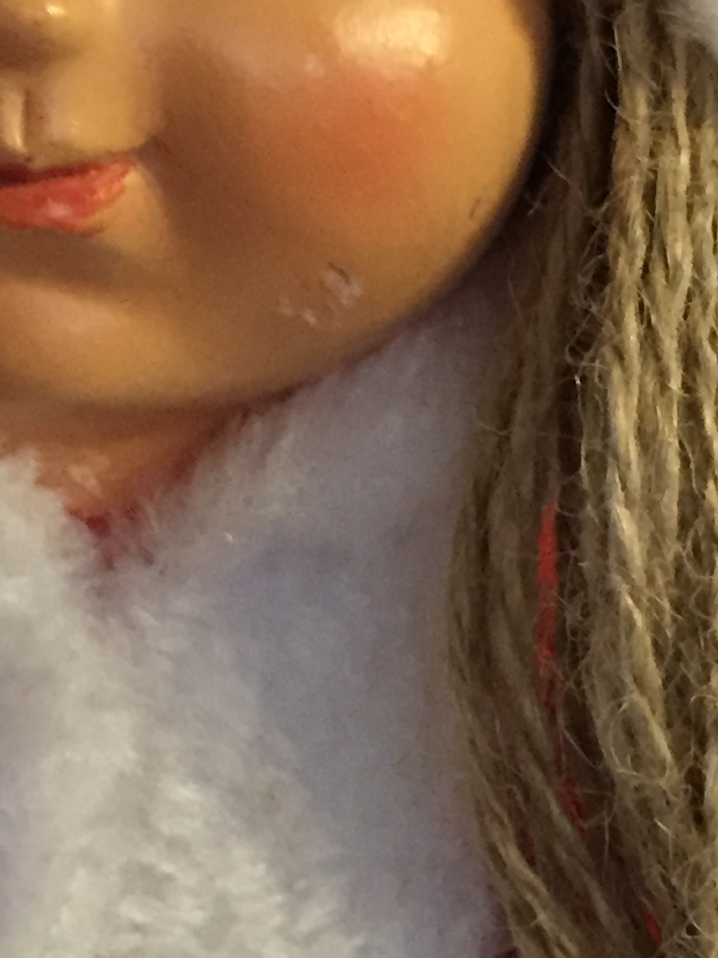 Фотография покупателя товара Кукла интерьерная "Ангелочек-девочка в красном пальто" 52 см - Фото 4