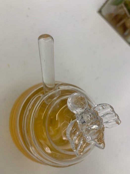 Фотография покупателя товара Баночка стеклянная для мёда и варенья Magistro «Пчёлка», 280 мл, 8×12 см - Фото 4