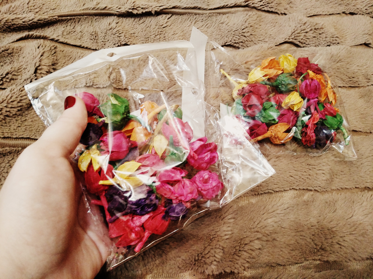 Фотография покупателя товара Сухие цветы кунжута, 15 г, цвета МИКС